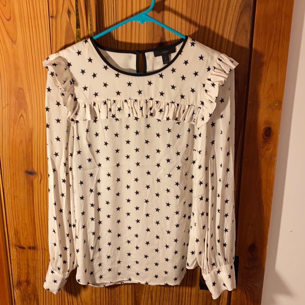 J Crew Starry Blouse